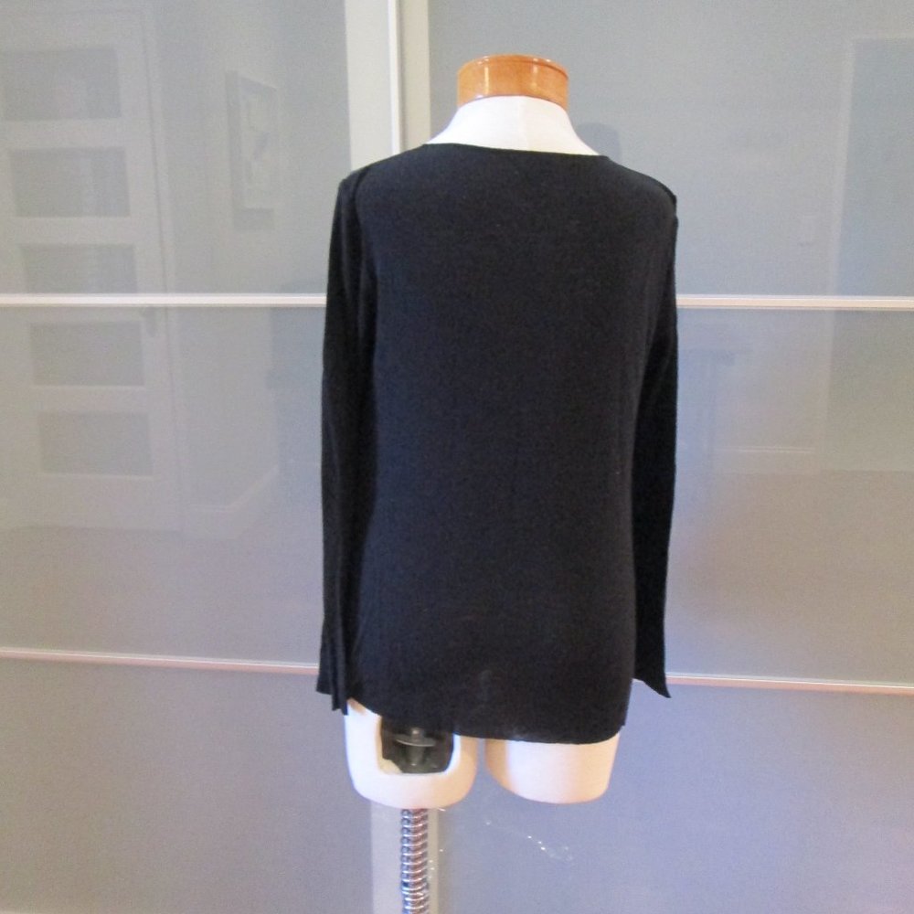 Cos Contrast Fabric Wool / Modal Long Sleeve - image 3